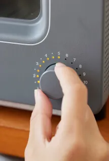 Preheat the toaster